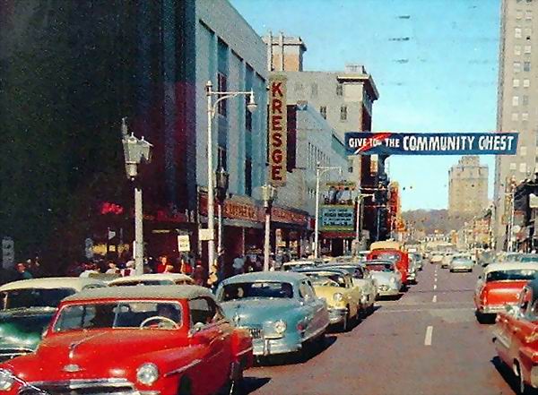 Bijou Theatre - Old Postcard (newer photo)